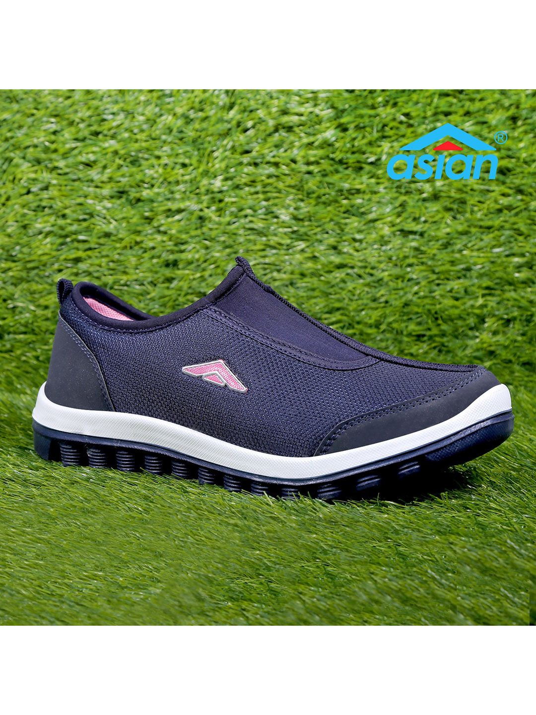 ASIAN Women Navy Blue Slip-On Sneakers Price in India