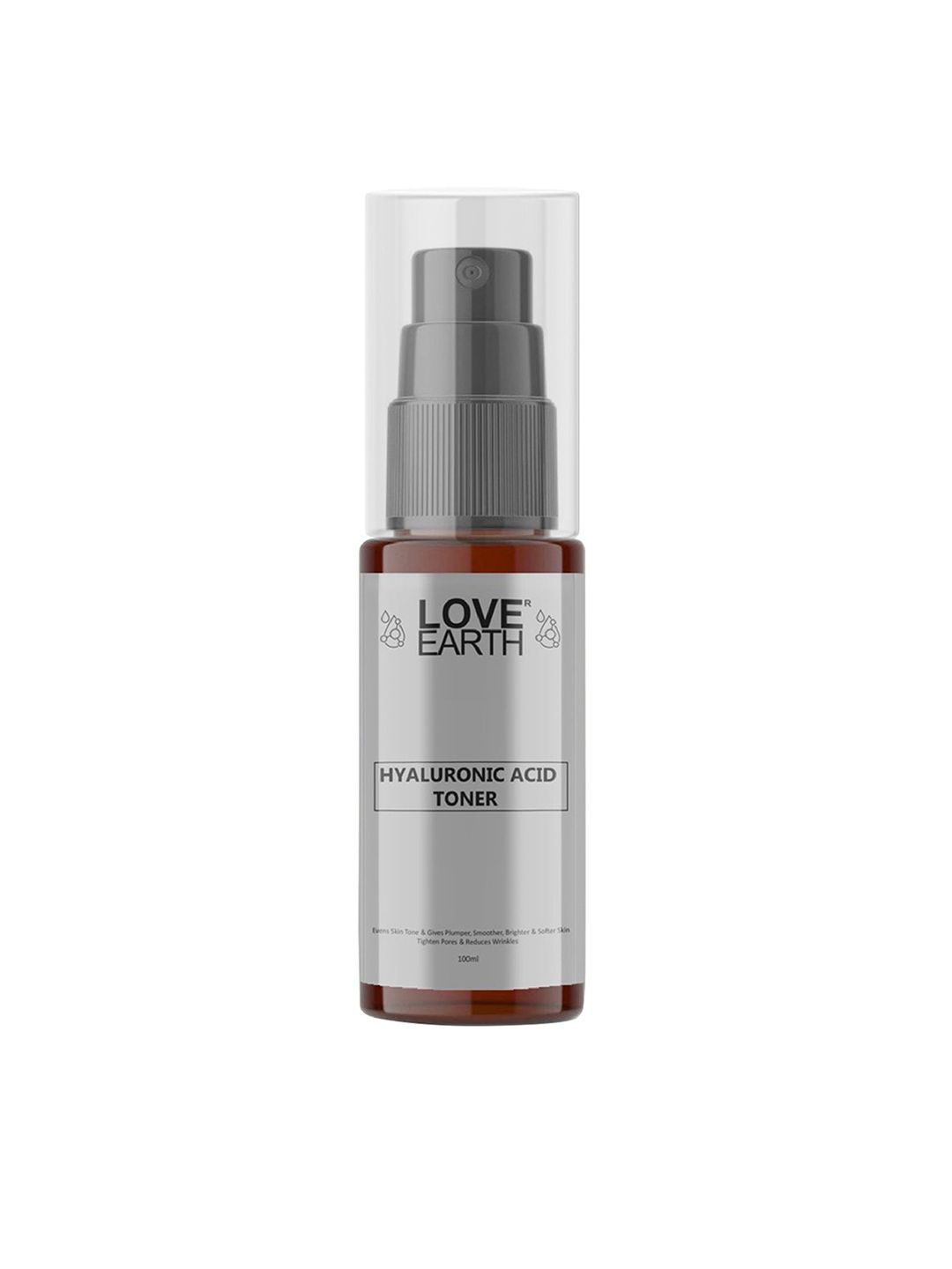LOVE EARTH Hyaluronic Acid Toner With Grape Seed Extract & Hyaluronic Acid - 100ml