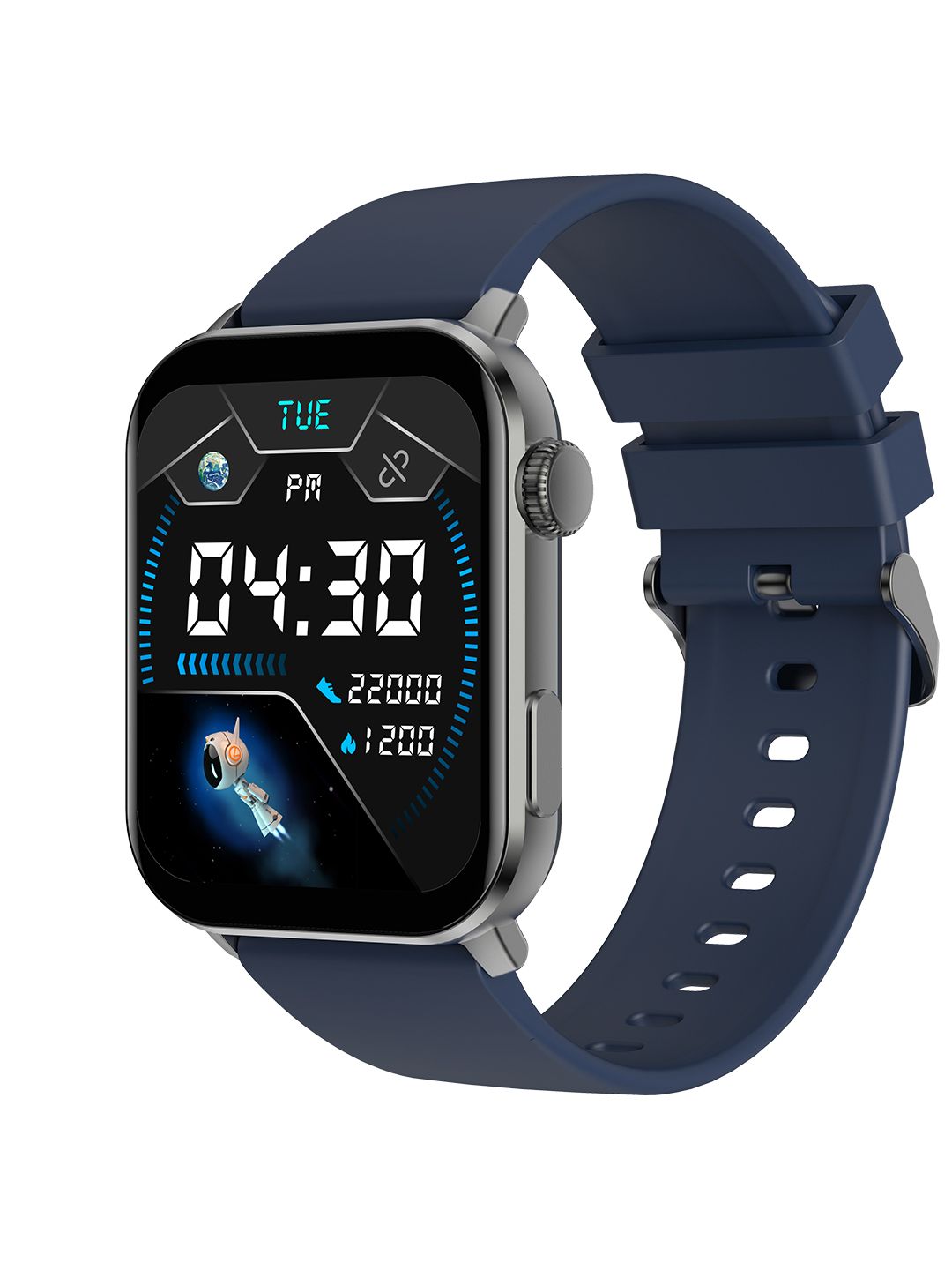 Fire-Boltt Navy Blue Ninja Bell Smartwatch 40BSWAAY-7 Price in India