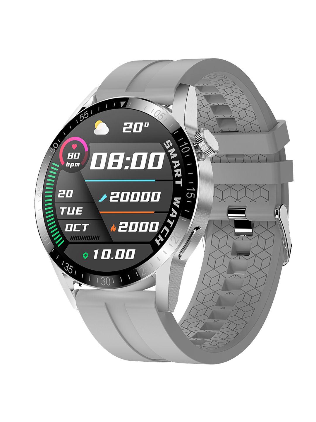 Fire-Boltt Talk Pro Smart Watch - Grey 38BSWAAY-3 Price in India