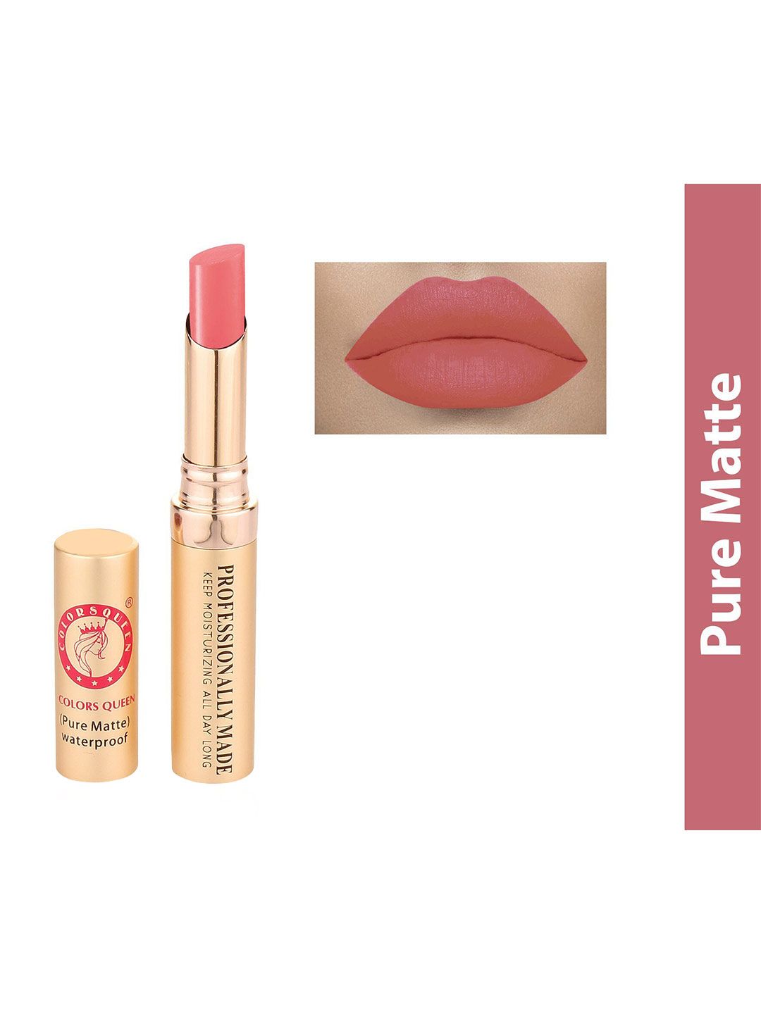 Colors Queen Pure Matte Lipstick-Blush- 4 gm Price in India