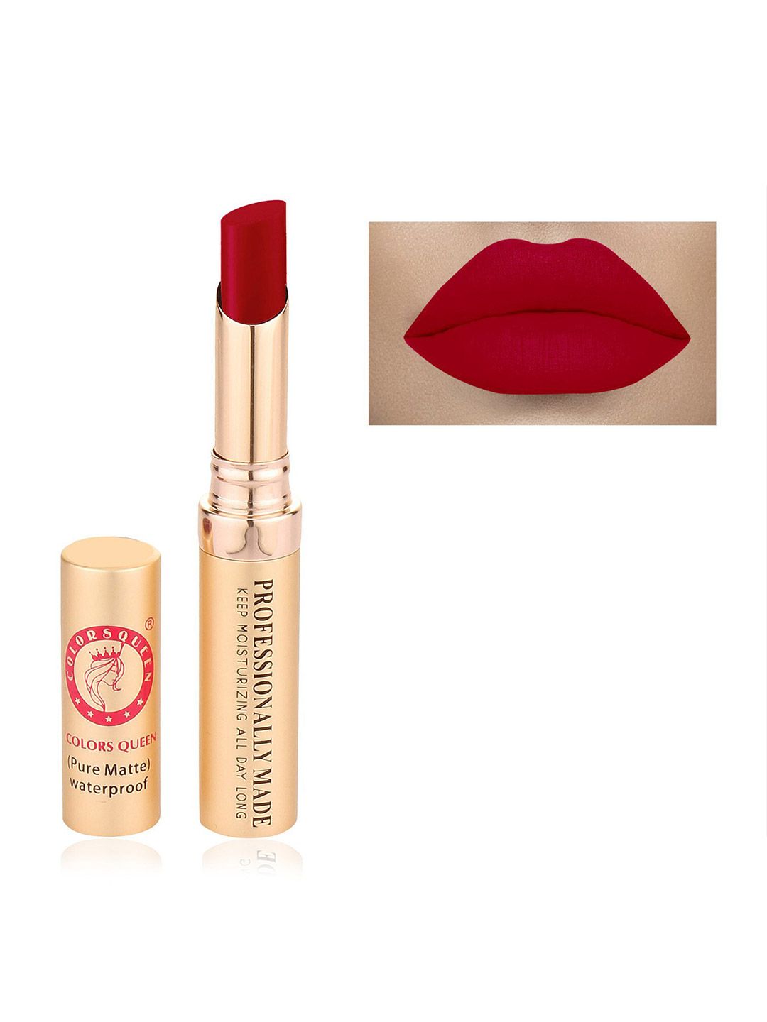 Colors Queen Beauty Lip Velvet Texture Non-Transfer Matte Lipstick - 4 gm Price in India