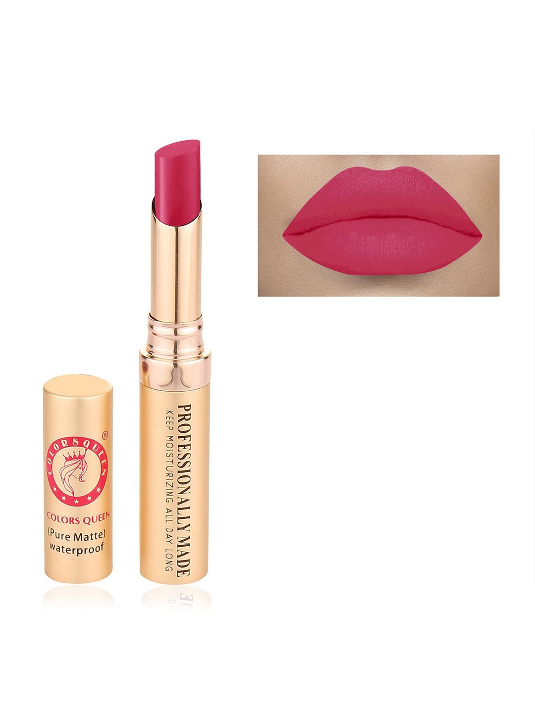 Colors Queen Pure Matte Lipstick-Pinky-4 gm Price in India