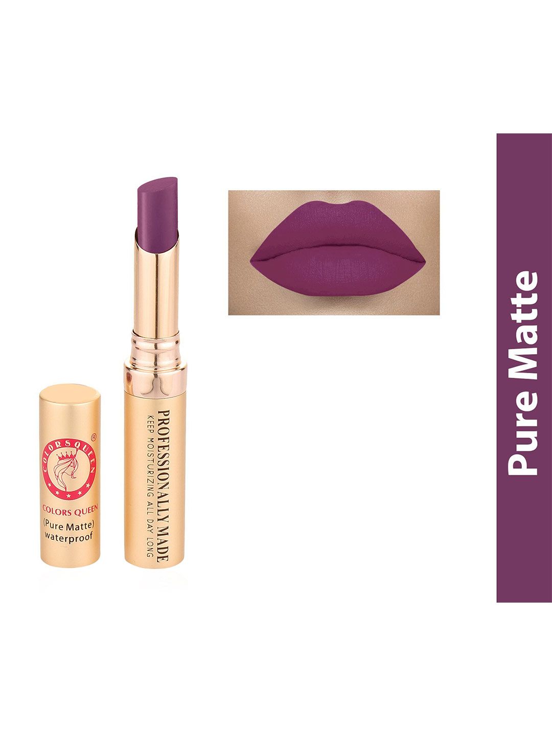 Colors Queen Pure Matte Beauty Lip Lipstick - Bio Rose 4g Price in India
