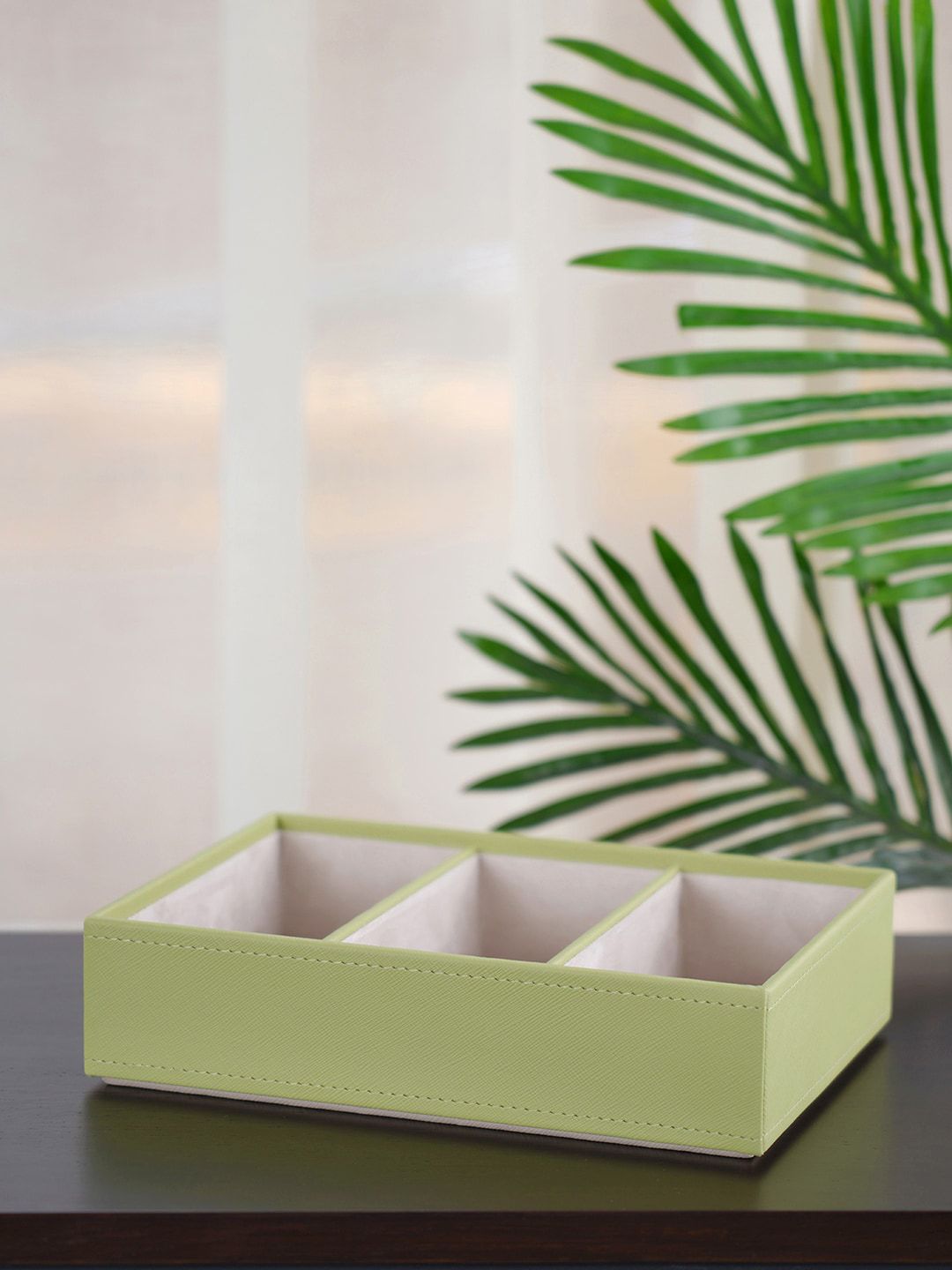 Pure Home and Living Green 3 Compartment Tray Price in India