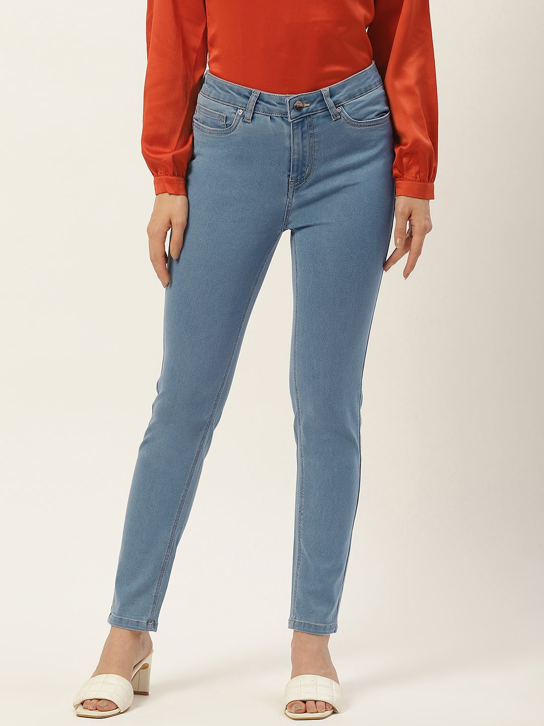 Madame Women Blue Jeans Price in India