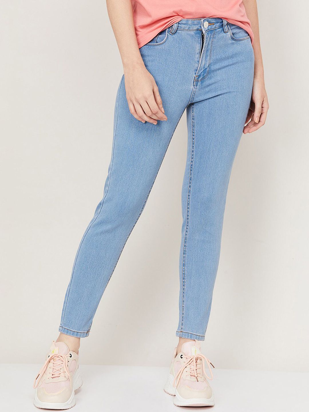 Fame Forever by Lifestyle Women Blue Skinny Fit Jeans Price in India