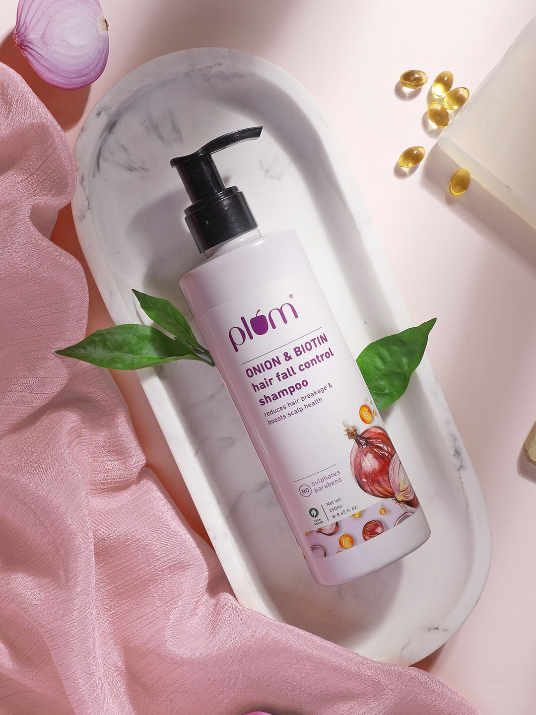 Plum Onion & Biotin Sulphate-free & Paraben Free Shampoo 250ml Price in India