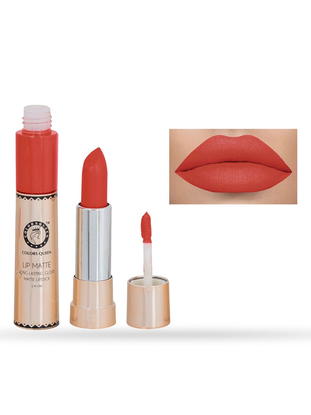 Colors Queen Lip Matte 2 in 1 Matte Lipstick - 8 gm Price in India