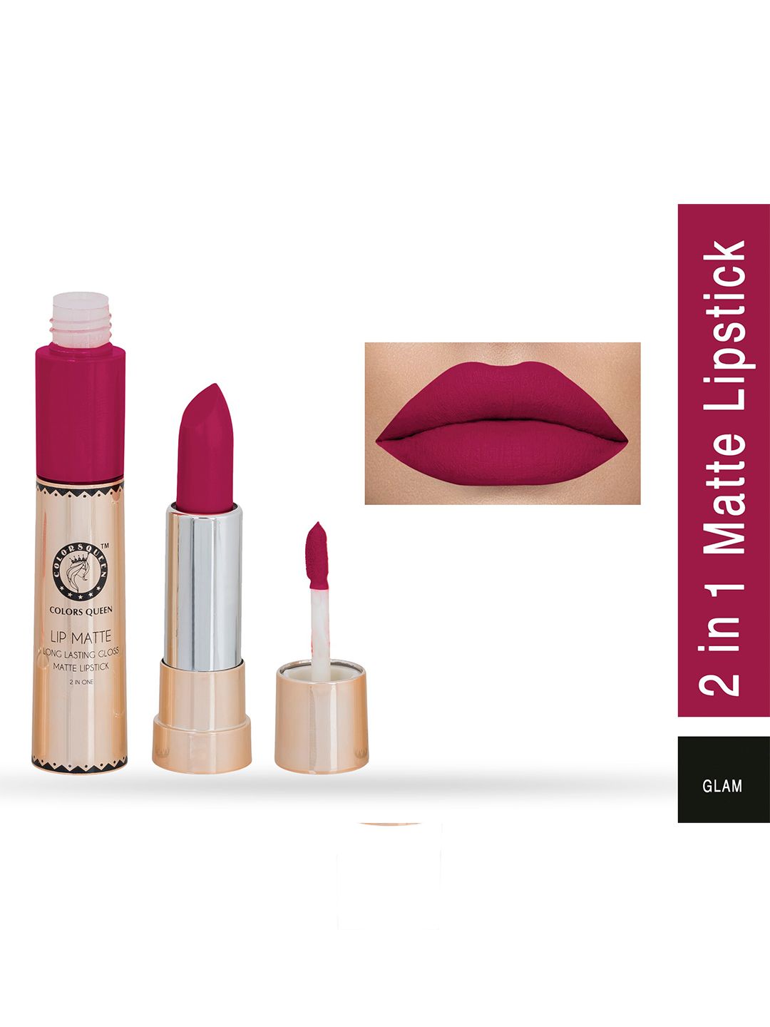 Colors Queen Lip Matte 2 in 1 Matte Lipstick - 8 gm Price in India