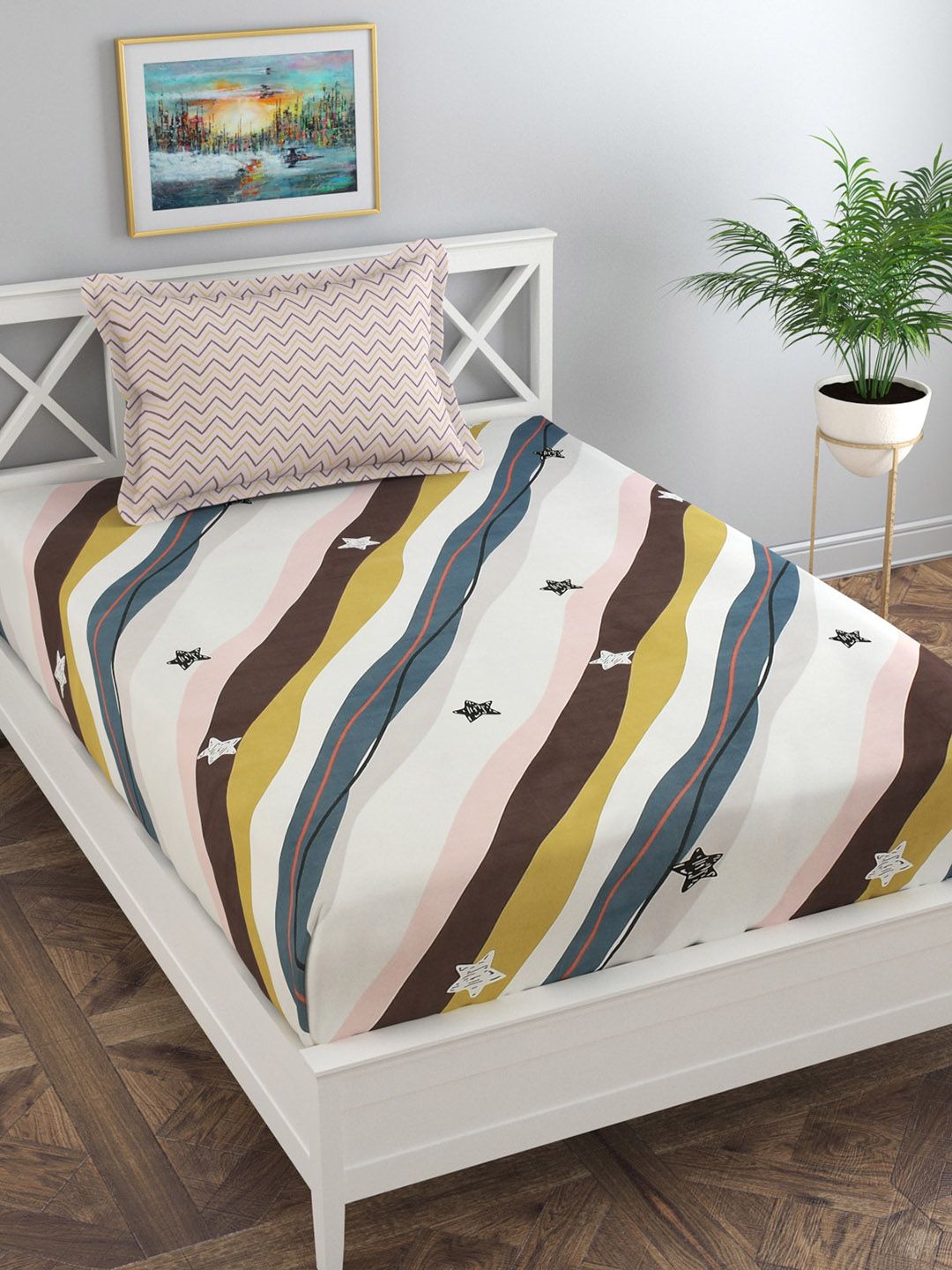 Florida Unisex Multi Bedsheets Price in India