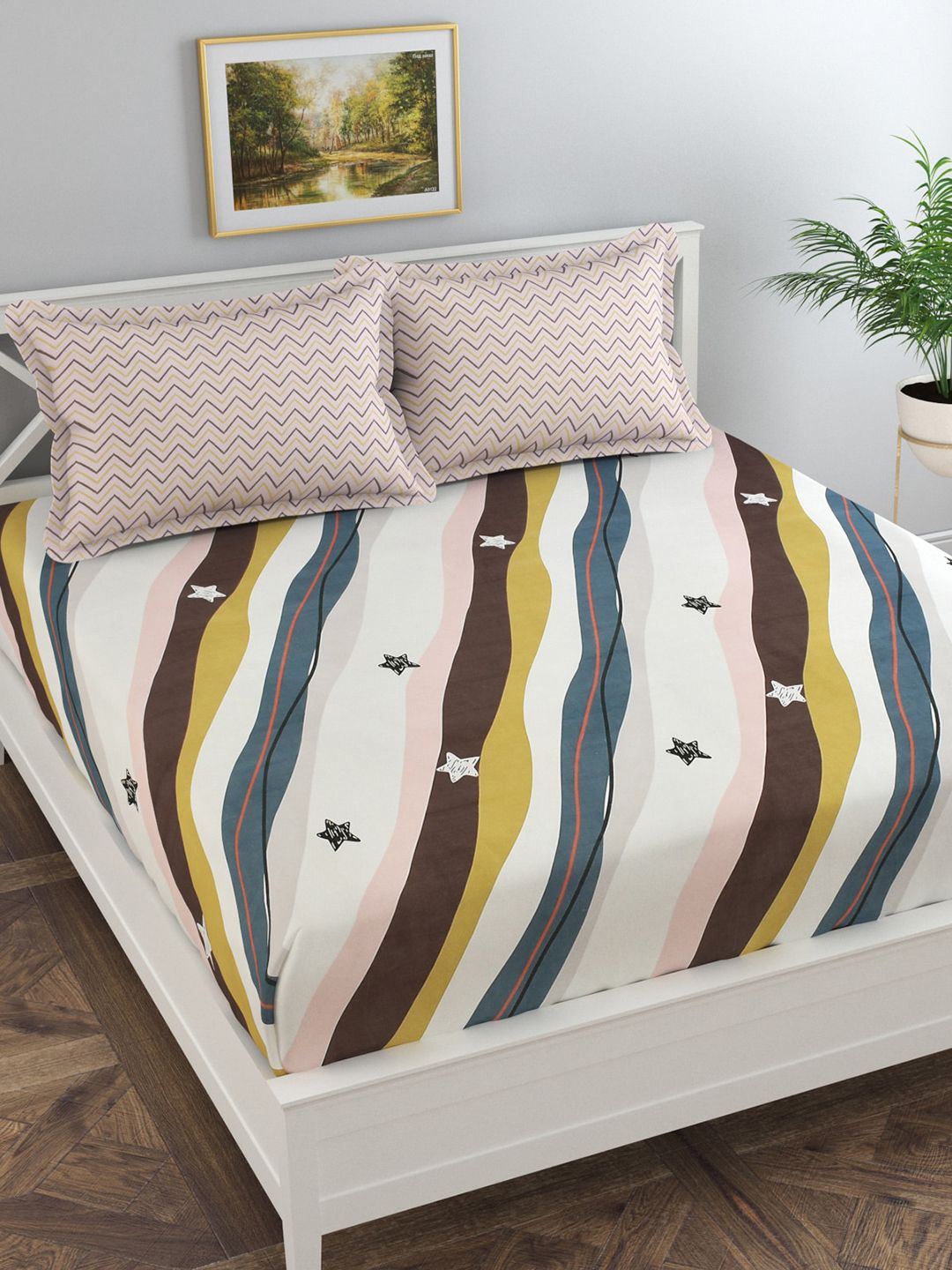 Florida Unisex Multi Bedsheets Price in India