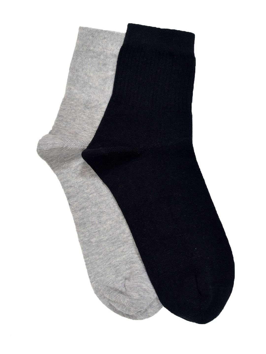 VINENZIA Men Pack of 2 Solid Ankle Length Cotton Socks