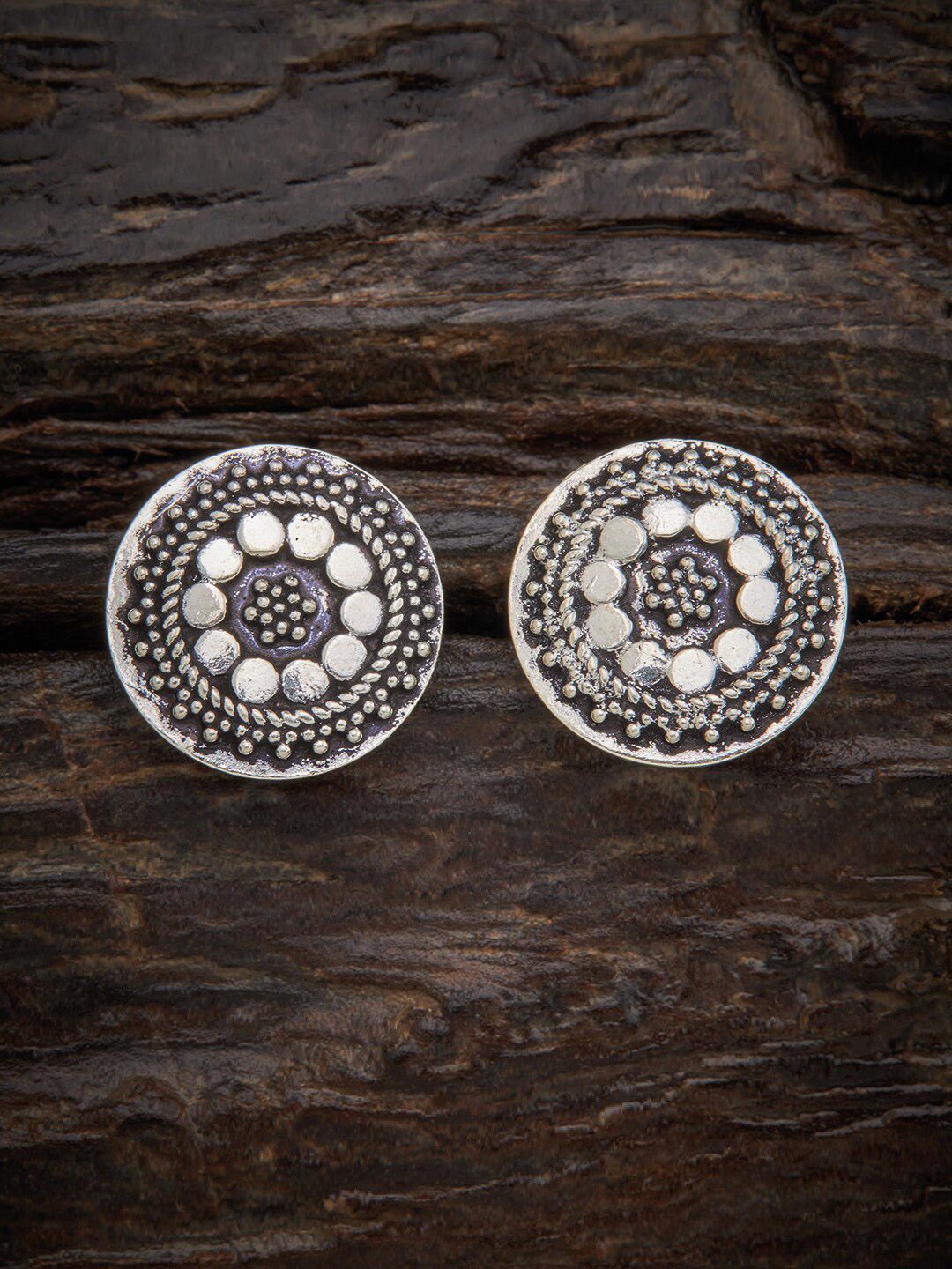 Kushal's Fashion Jewellery Circular Studs Earrings Price in India