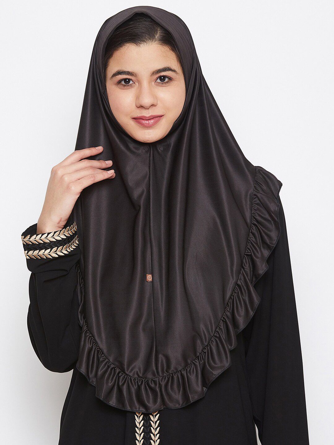 NABIA Women Black Scarf Price in India