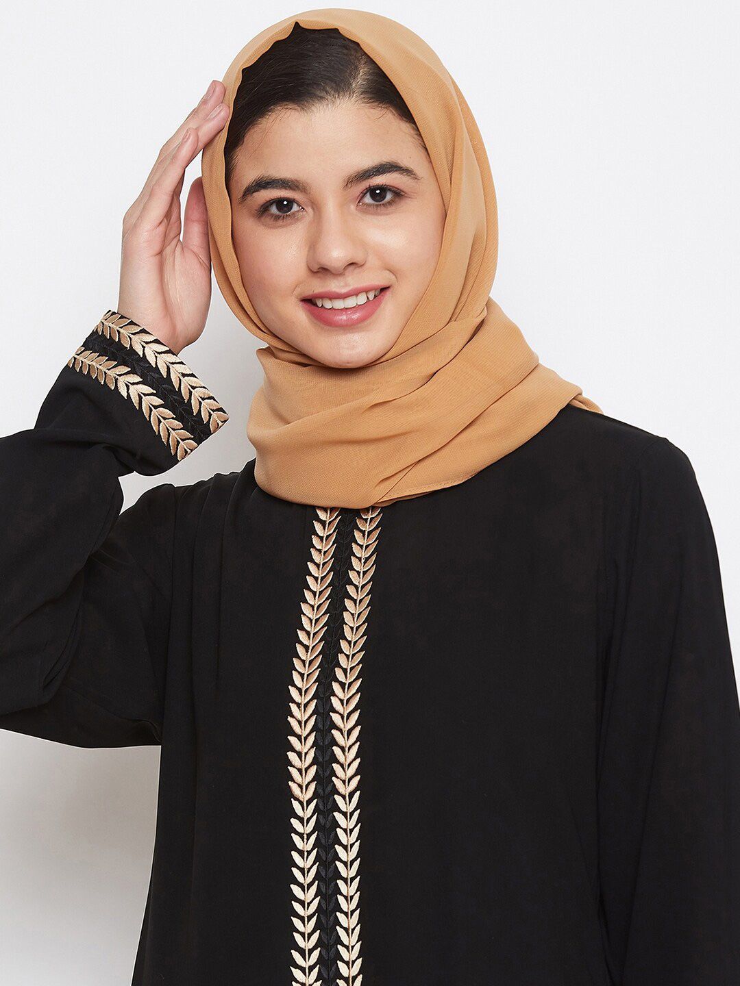 NABIA Women Gold-Toned Scarf Price in India