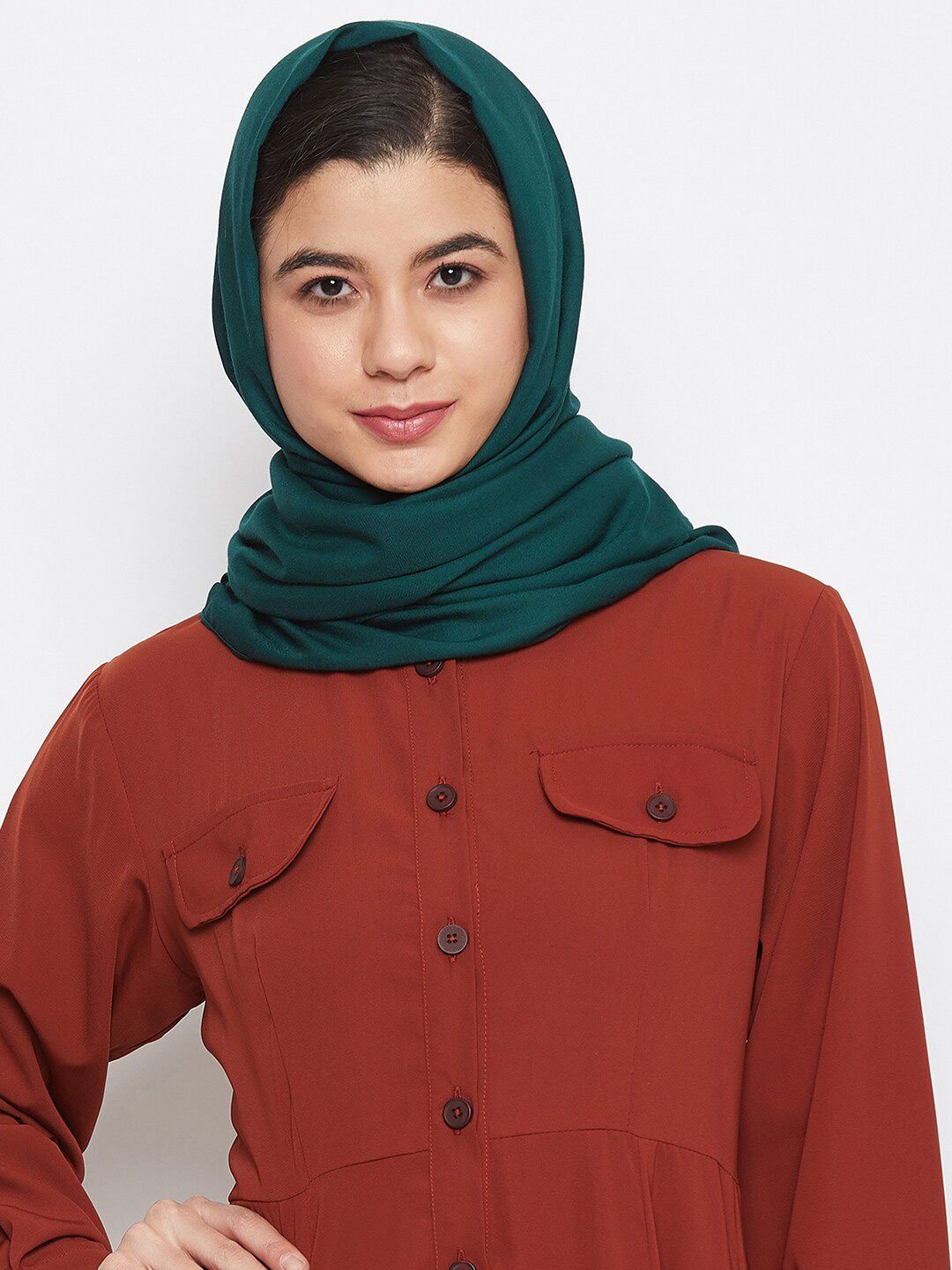 NABIA Women Green Scarf Price in India