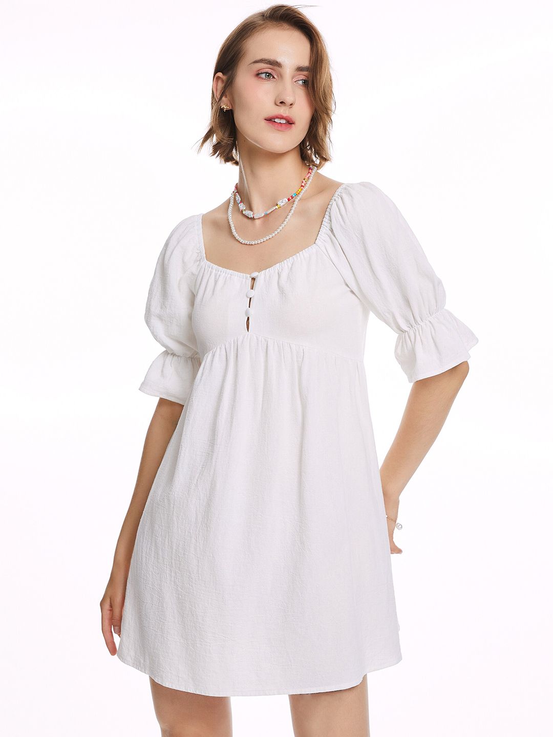 URBANIC White Dress Price in India