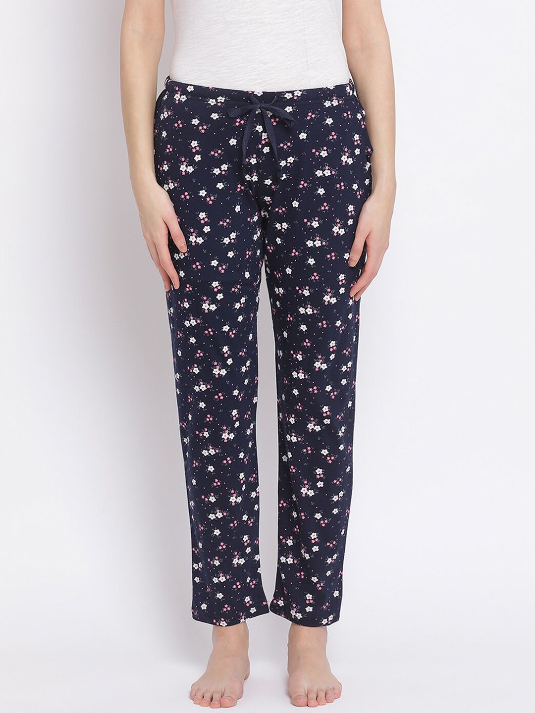 Kanvin Women Black Printed Lounge Pants Price in India