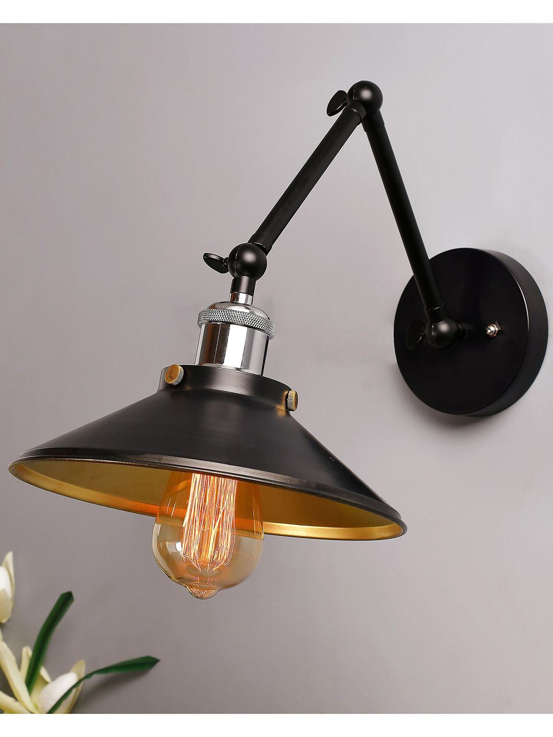 Homesake Unisex Black Wall Lamps Price in India