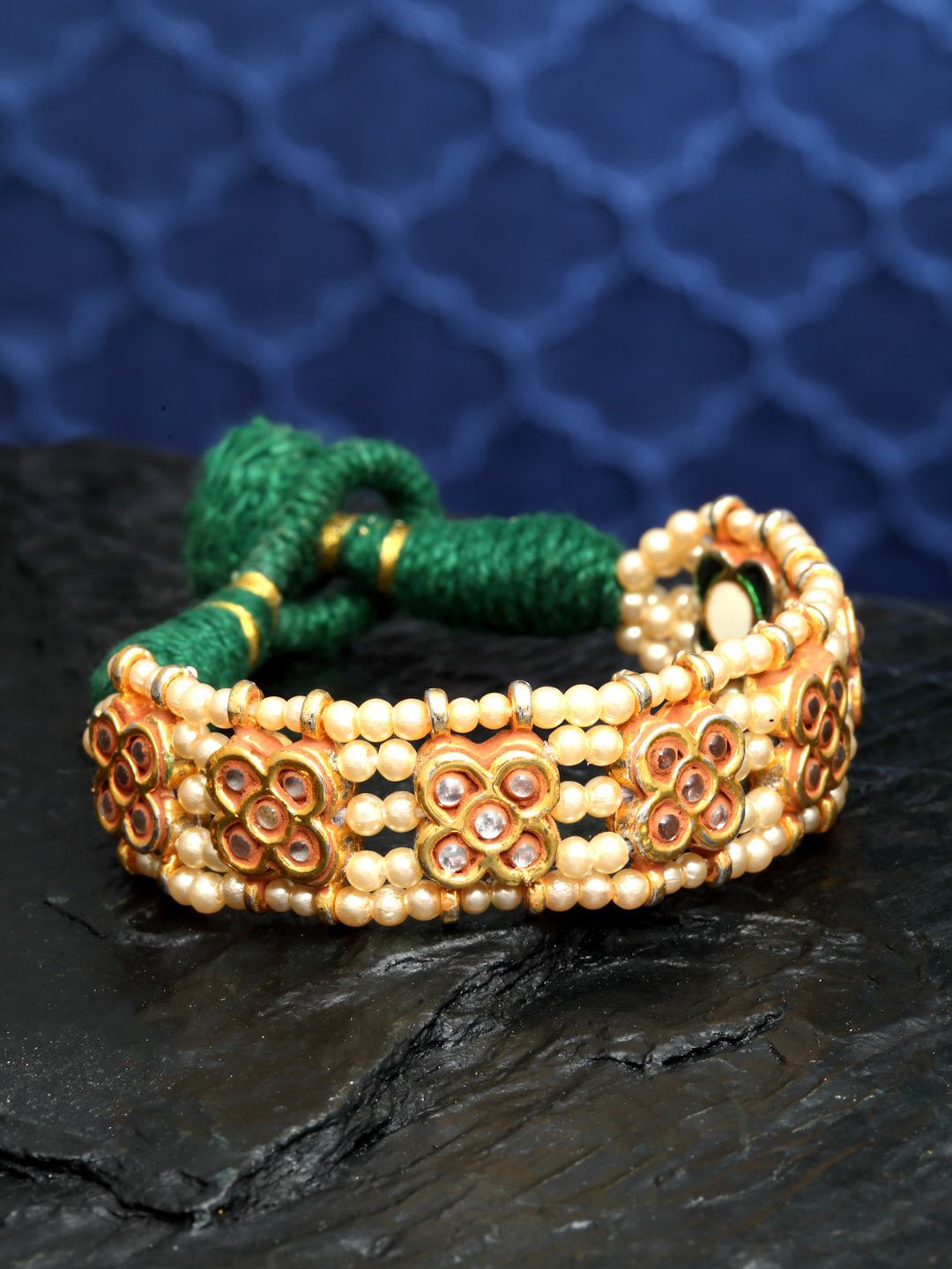 DUGRISTYLE Women Green Bracelet Price in India
