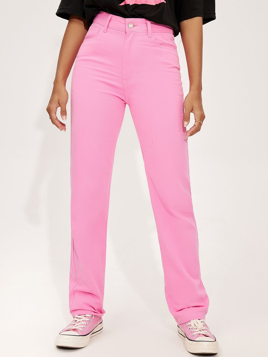 URBANIC Women Pink Jeans Price in India