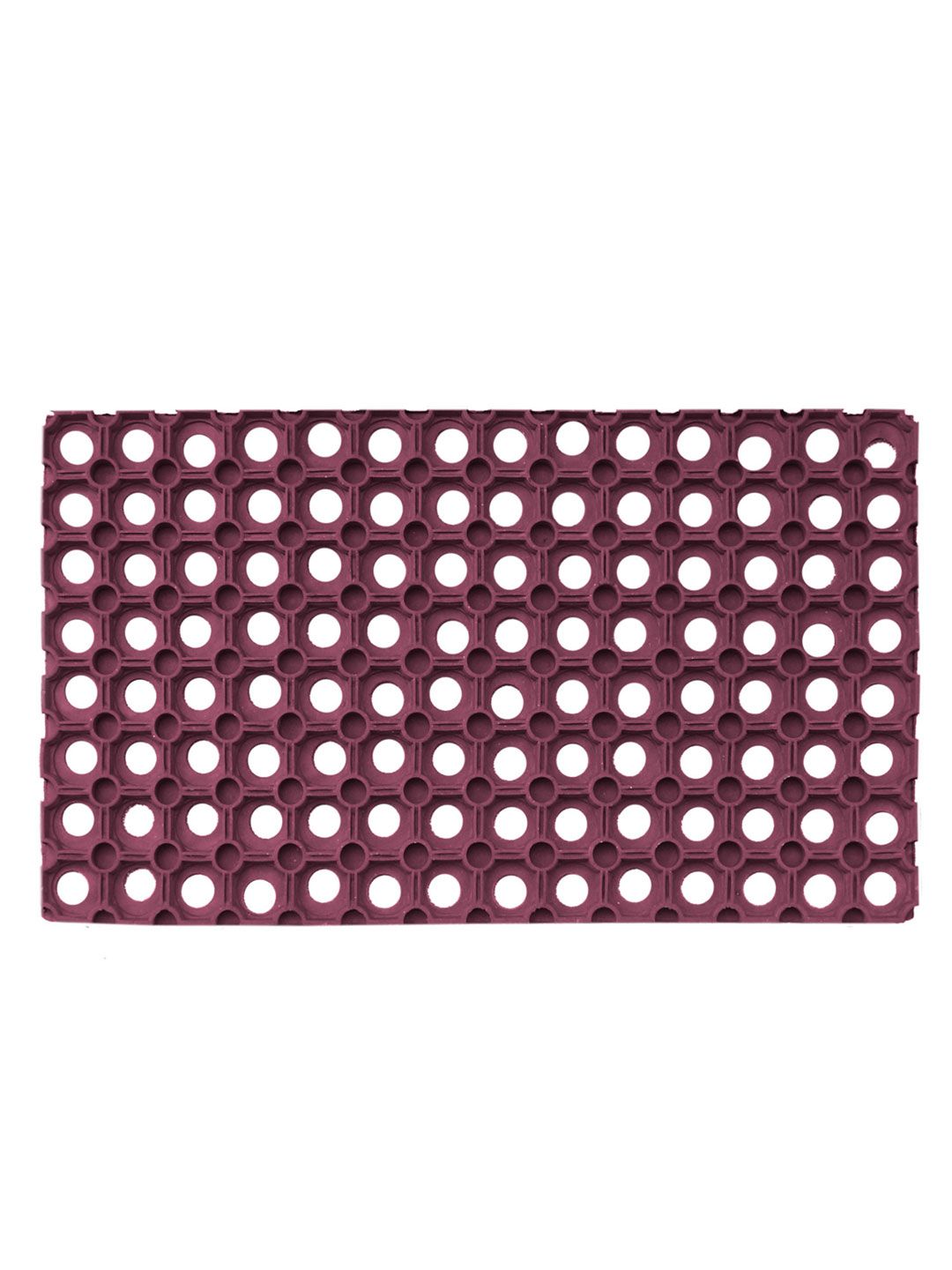 LUXEHOME INTERNATIONAL Violet Solid Anti-Skid Doormats Price in India