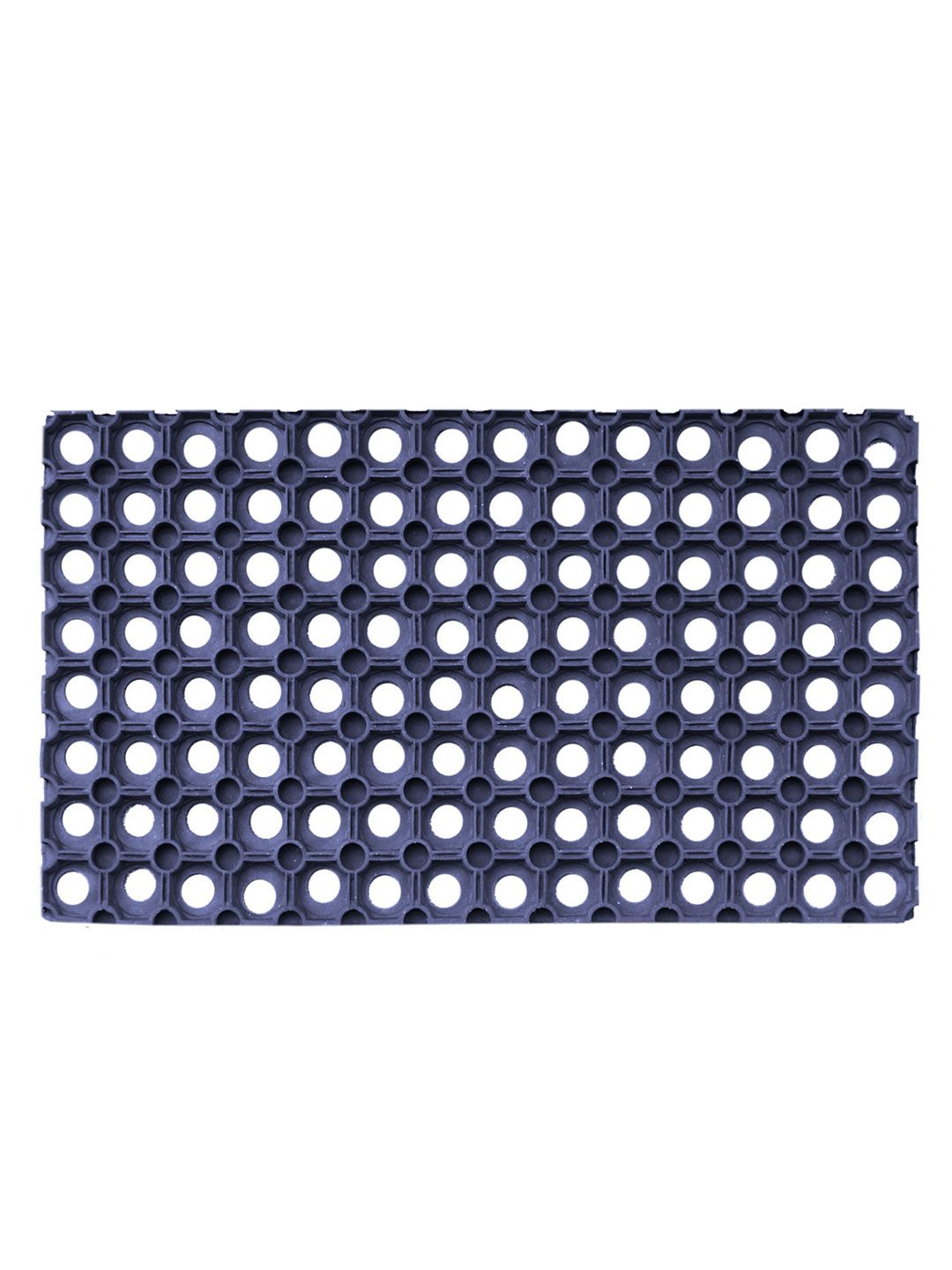 LUXEHOME INTERNATIONAL Navy Blue Solid Rubber Doormats Price in India