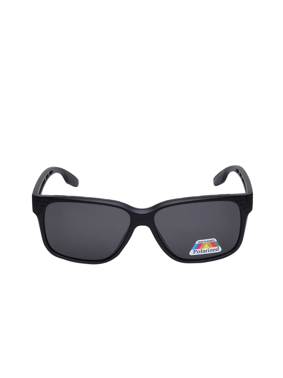 CRIBA Unisex Black Lens & Black Square Sunglasses with UV Protected Lens Price in India