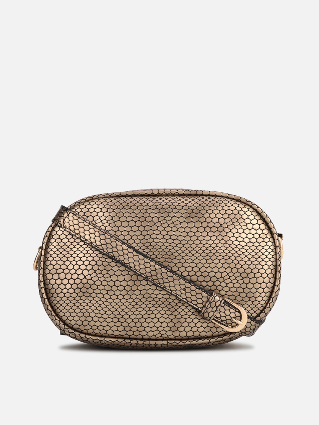 FOREVER 21 Brown Swagger Sling Bag with Cut Work Price in India