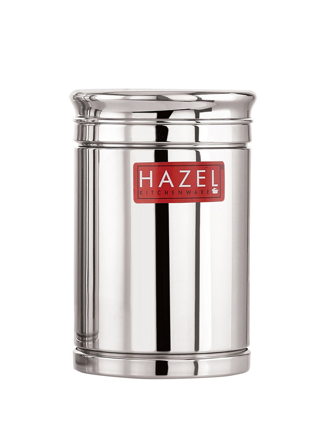 HAZEL Set Of 3 Silver Solid Stainless Steel Container Price in India