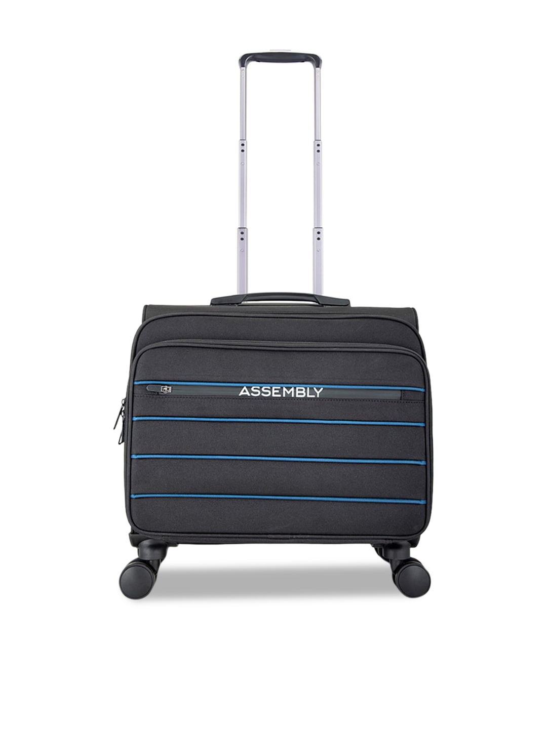 Assembly Black Soft-Sided Cabin Trolley Bag 42 L Price in India