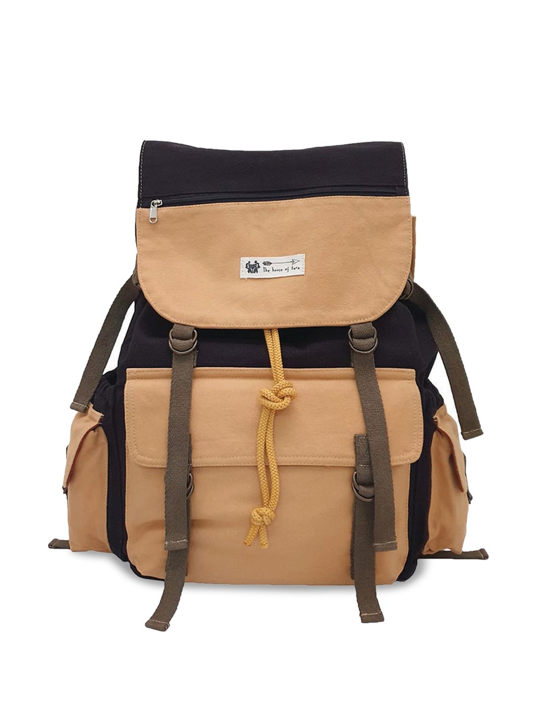 The House of Tara Unisex Beige Backpacks Price in India