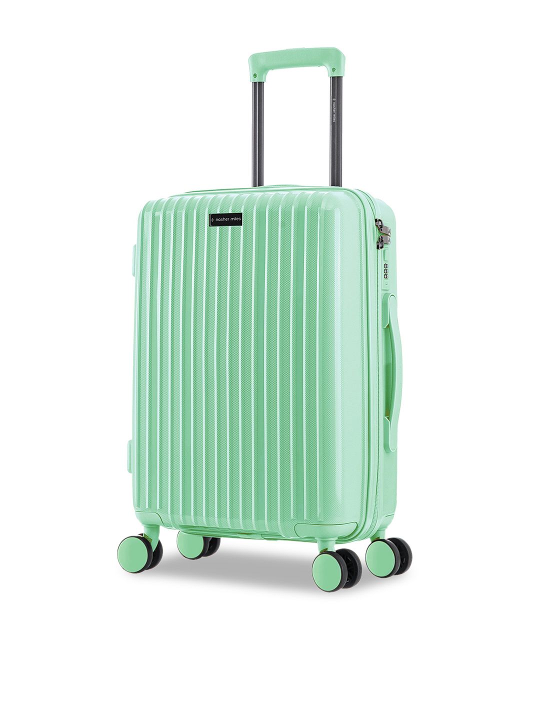 Nasher Miles Unisex Green Trolley Bag Price in India