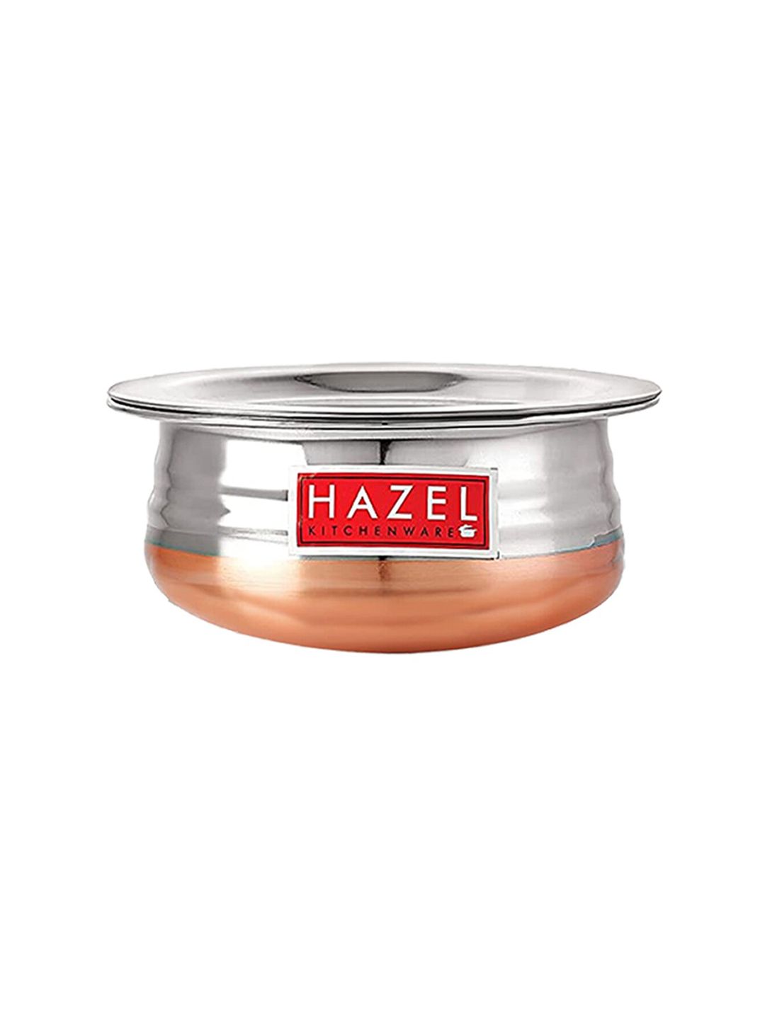 HAZEL Unisex Silver-Toned Stainless Steel Handi  Cookware Price in India