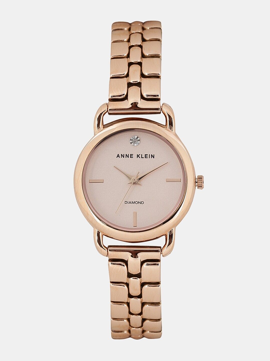 ANNE KLEIN Women Gold-Toned Analogue Watch Price in India