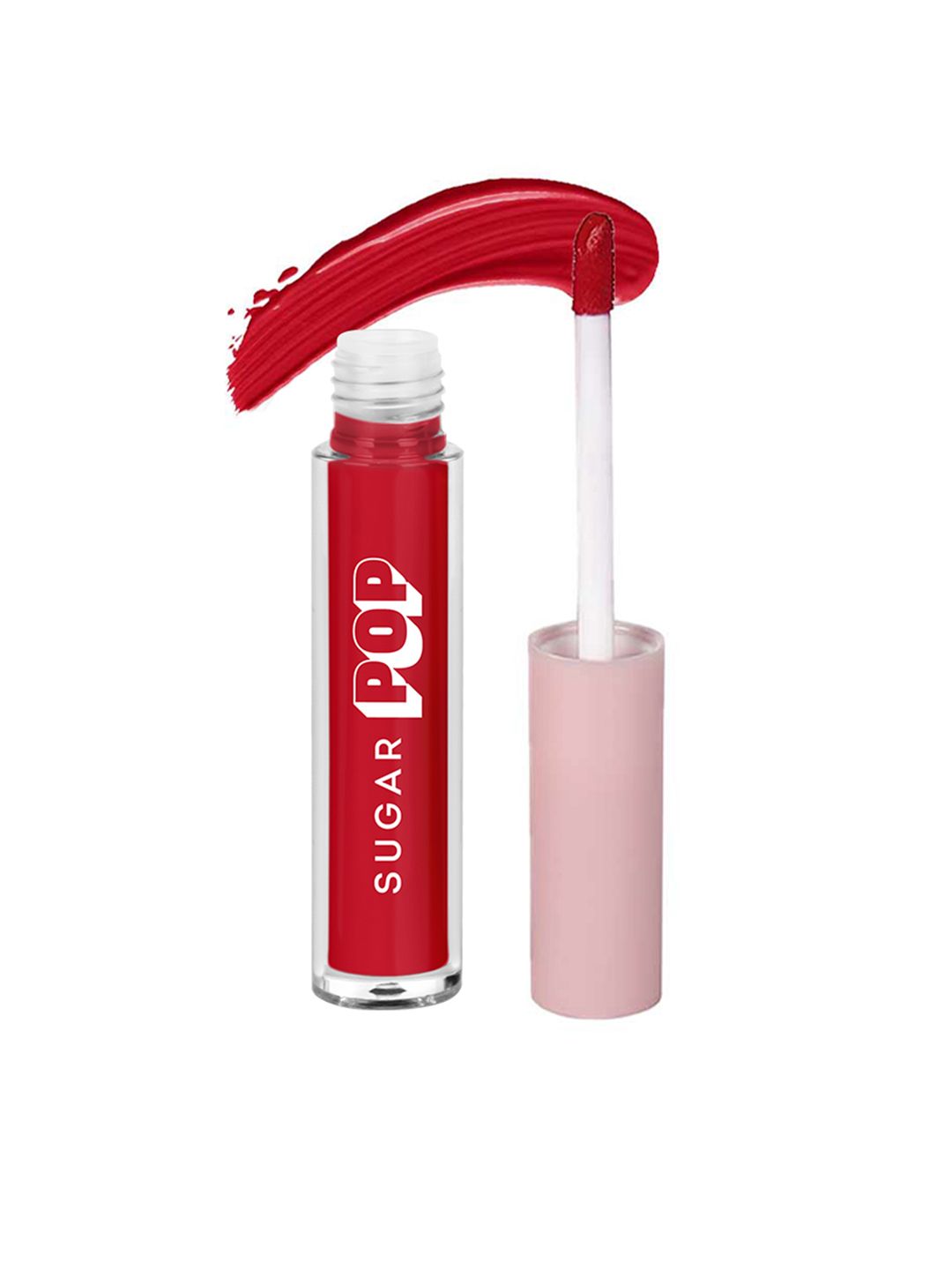 SUGAR POP Non-Drying Transfer Proof Matte Finish Liquid Lipstick 3.5 ml - Cherry 02 Price in India