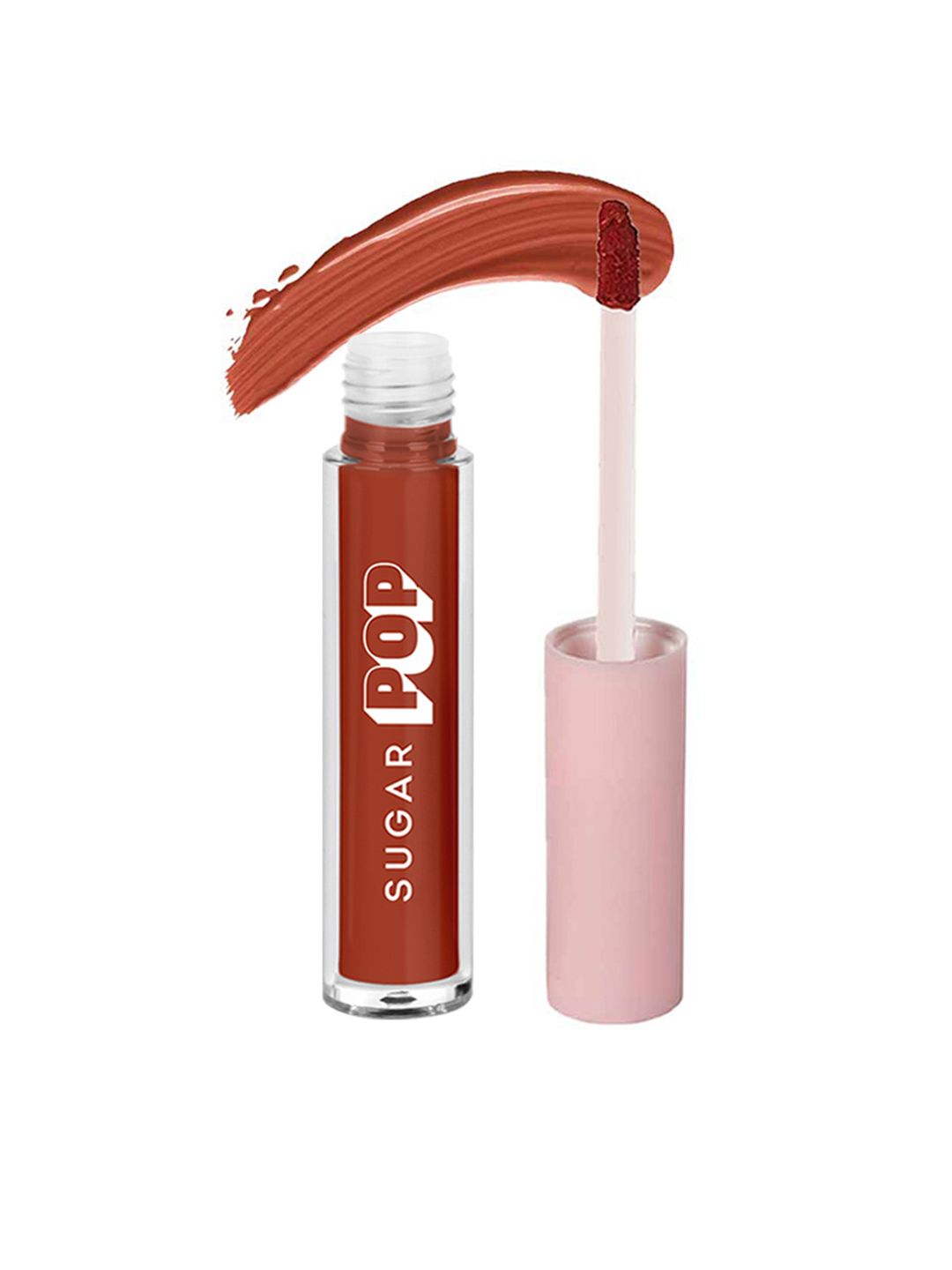SUGAR POP Non-Drying Transfer Proof Matte Finish Liquid Lipstick 2.5 ml - Peach 05 Price in India