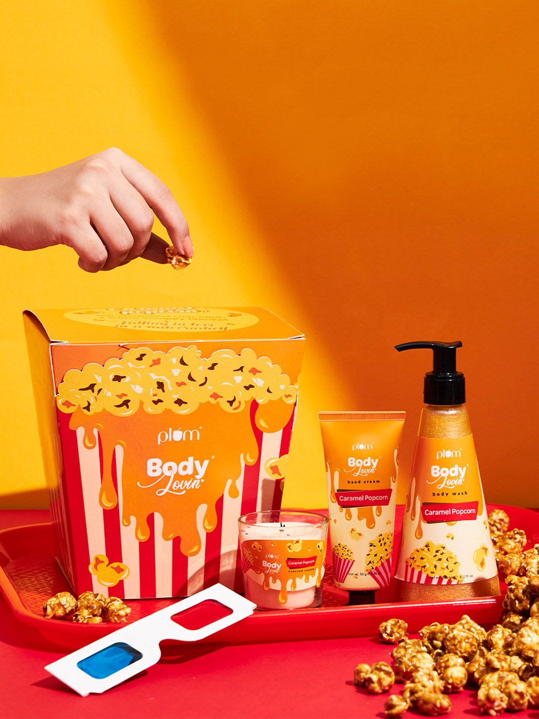pokkun　TIPISM 06 LOTION & 03 FOAM セット Buy Plum BodyLovin' Caramel Popcorn & Chill Beauty Gift Kit - Bath