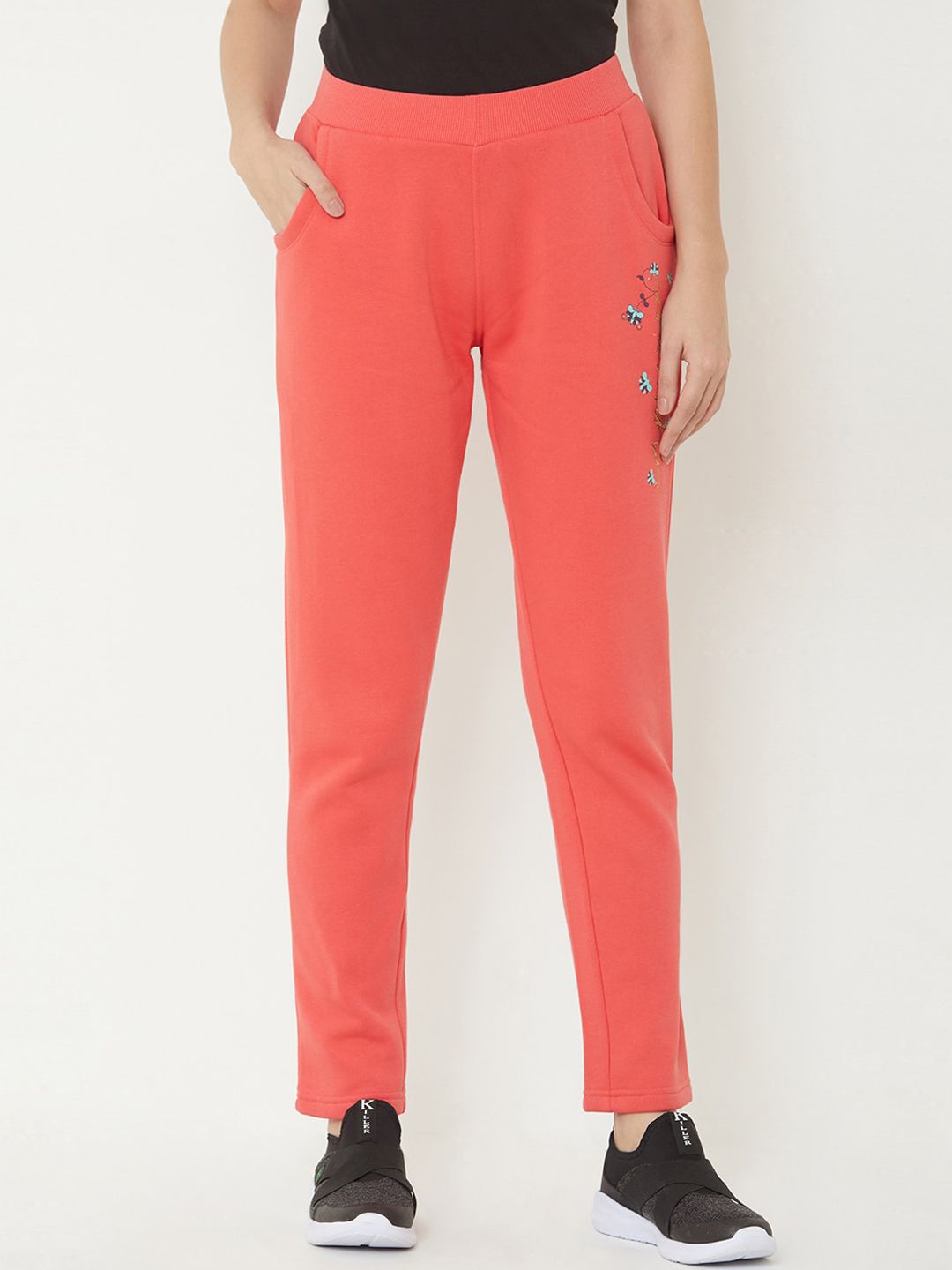 Sweet Dreams Women Coral Fleece Solid Lounge Pants Price in India