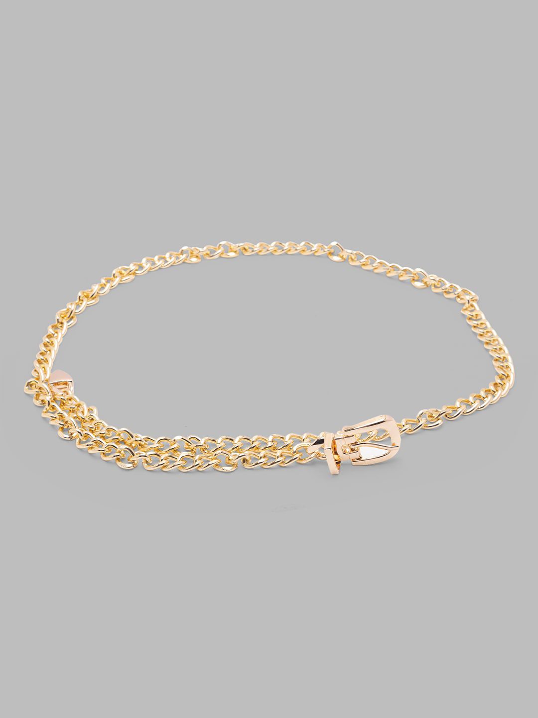 Globus Women Gold-Toned Chain Link Belt Price in India