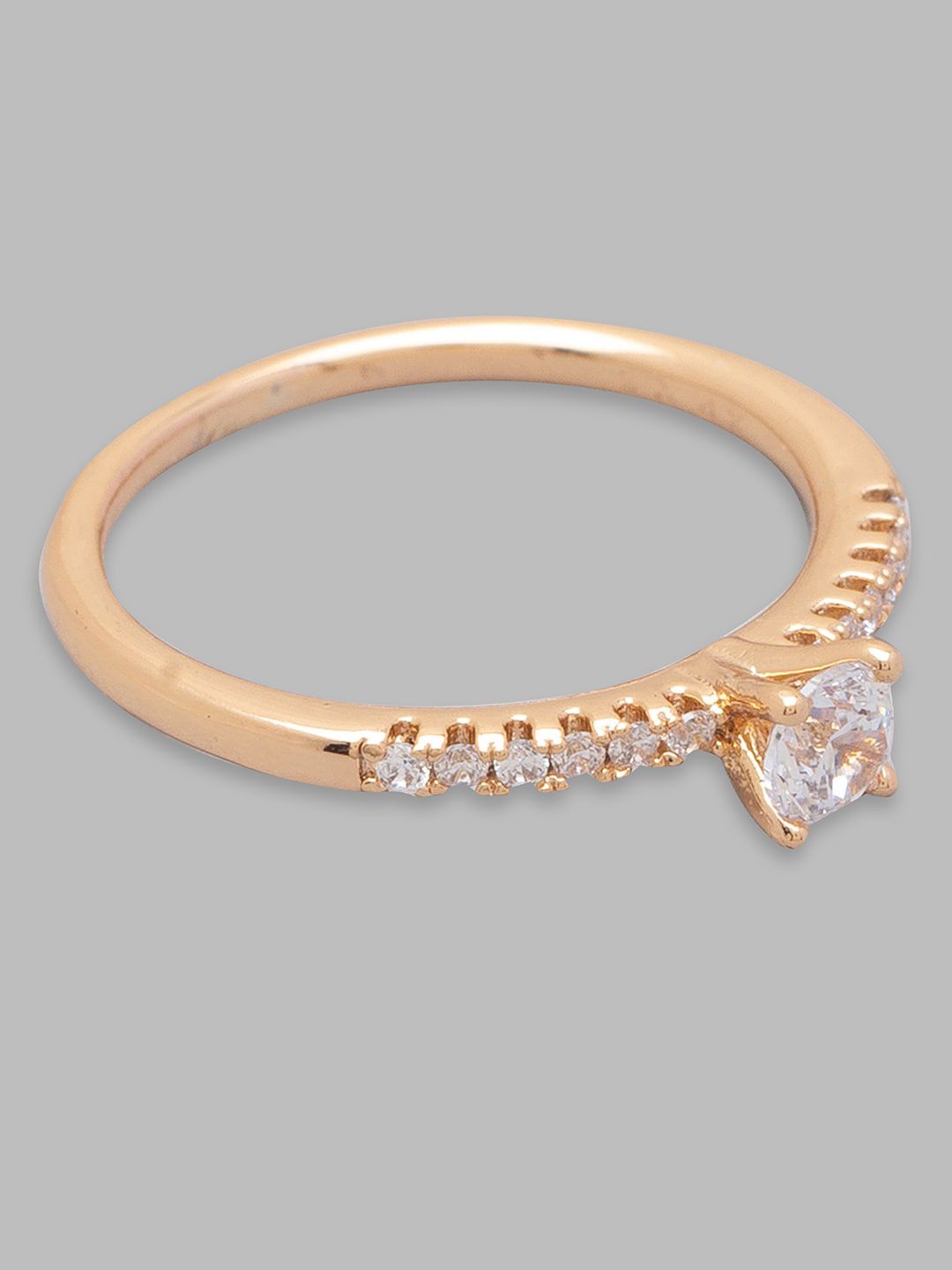 Globus Women White Gold-Plated Ring Price in India
