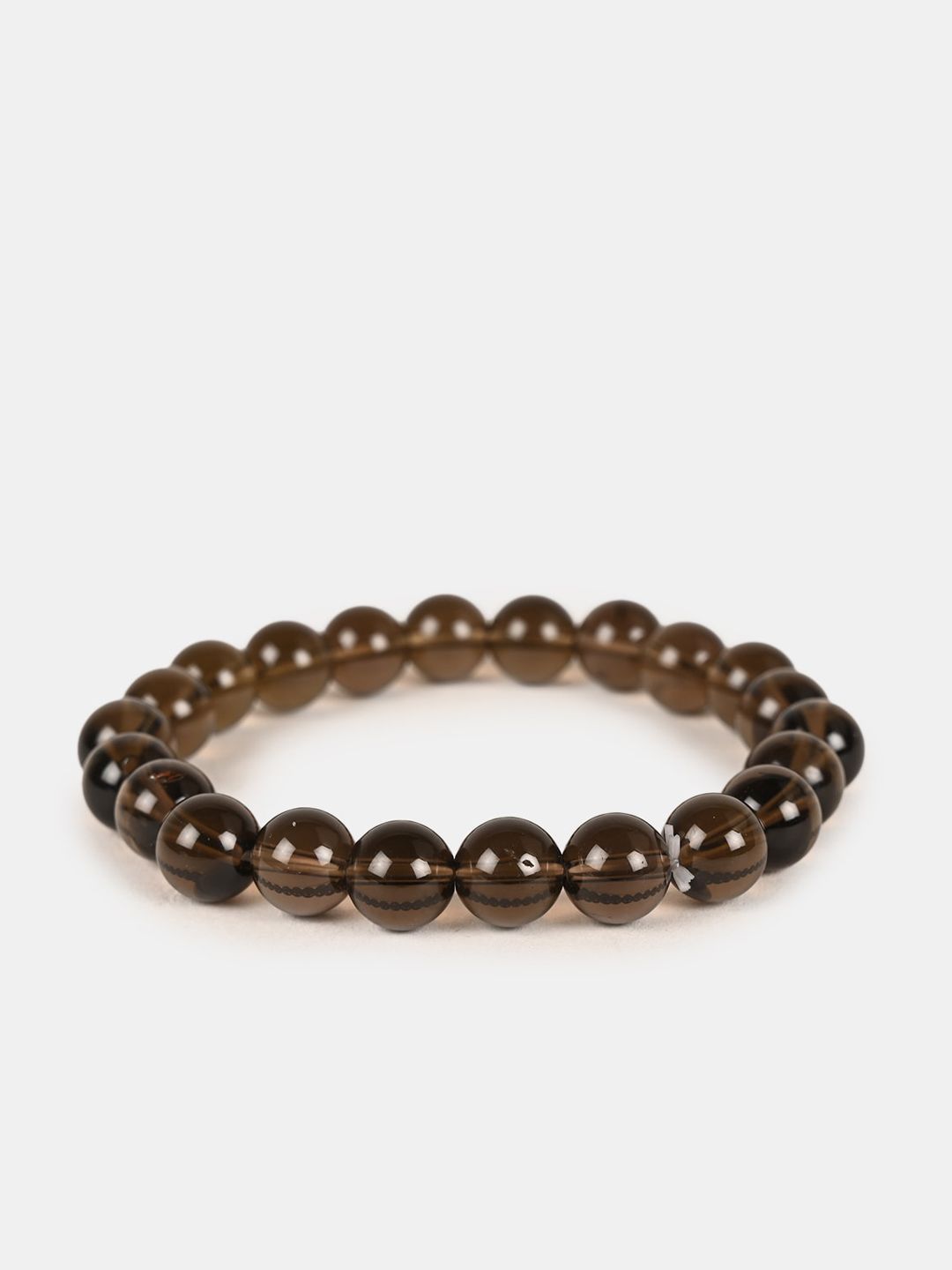 BuckleUp Unisex Brown Crystals Wraparound Bracelet Price in India