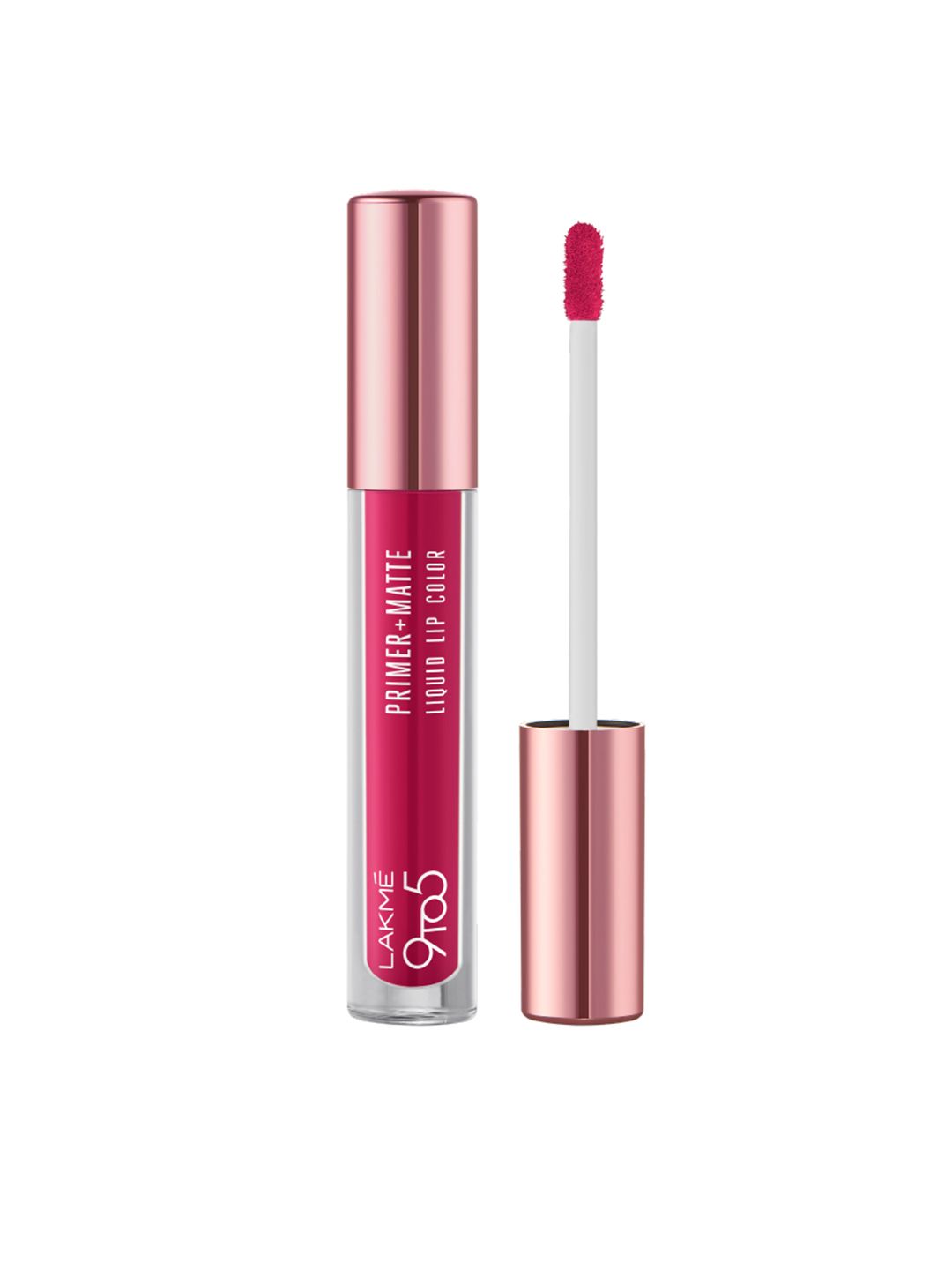 Lakme 9 to 5 Primer+Matte Liquid Lip Color with Vit- E and Argan Oil 4.2ml-Power Pink MP2 Price in India