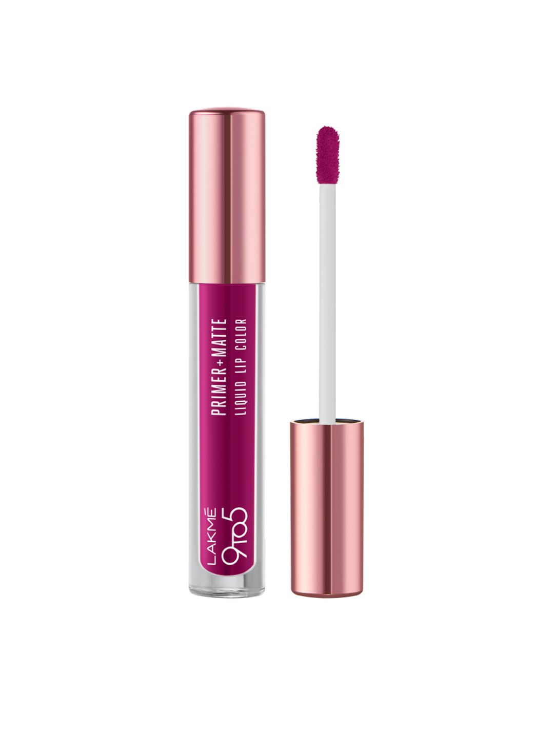 Lakme 9to5 Primer+Matte Liquid Lip Color with Vit-E and Argan Oil 4.2ml -Passion Berry MM2 Price in India