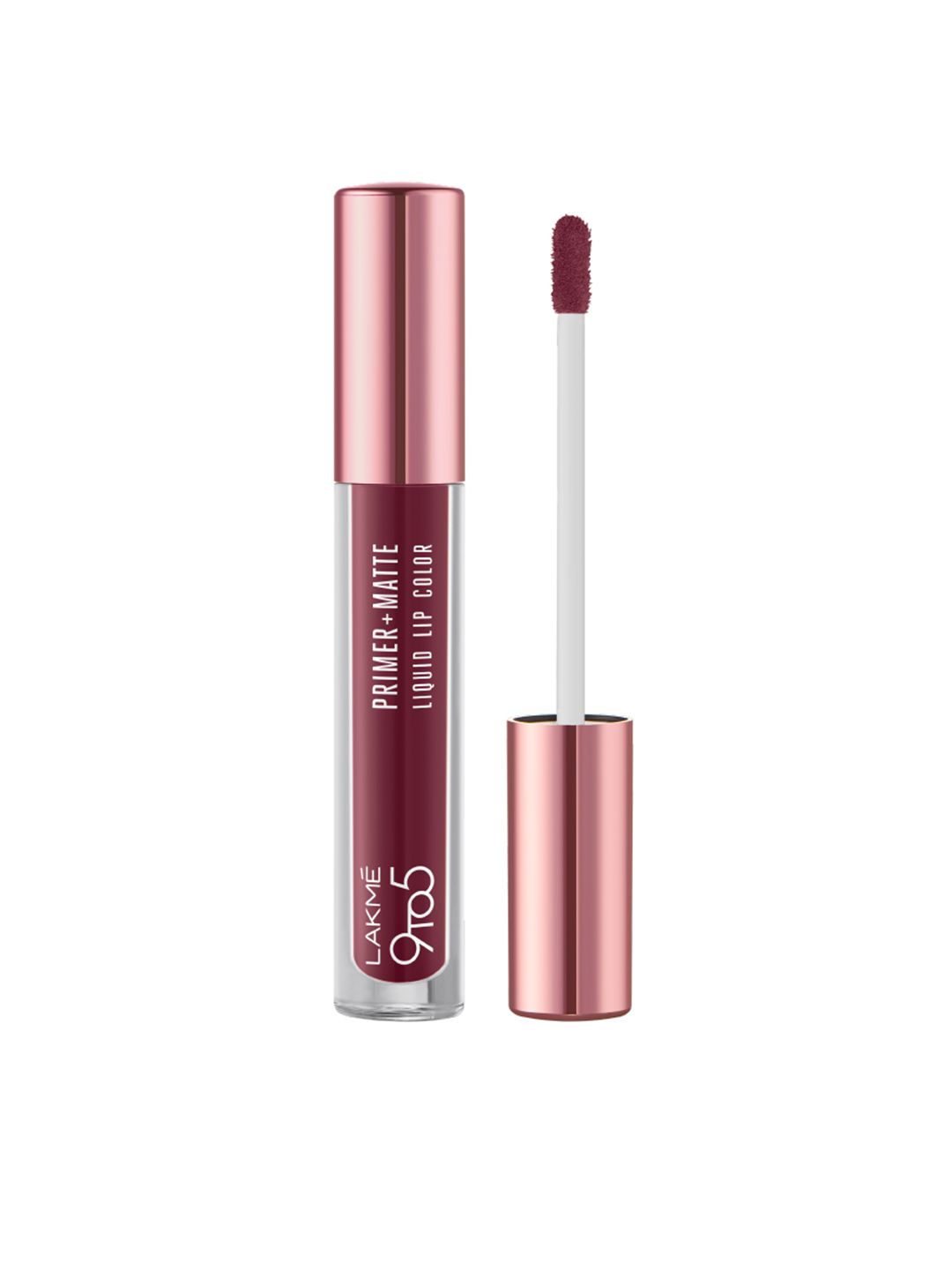 Lakme 9 to 5 Primer+Matte Liquid Lip Color with Vit-E and Argan Oil 4.2ml-Edgy Mauve MM1 Price in India