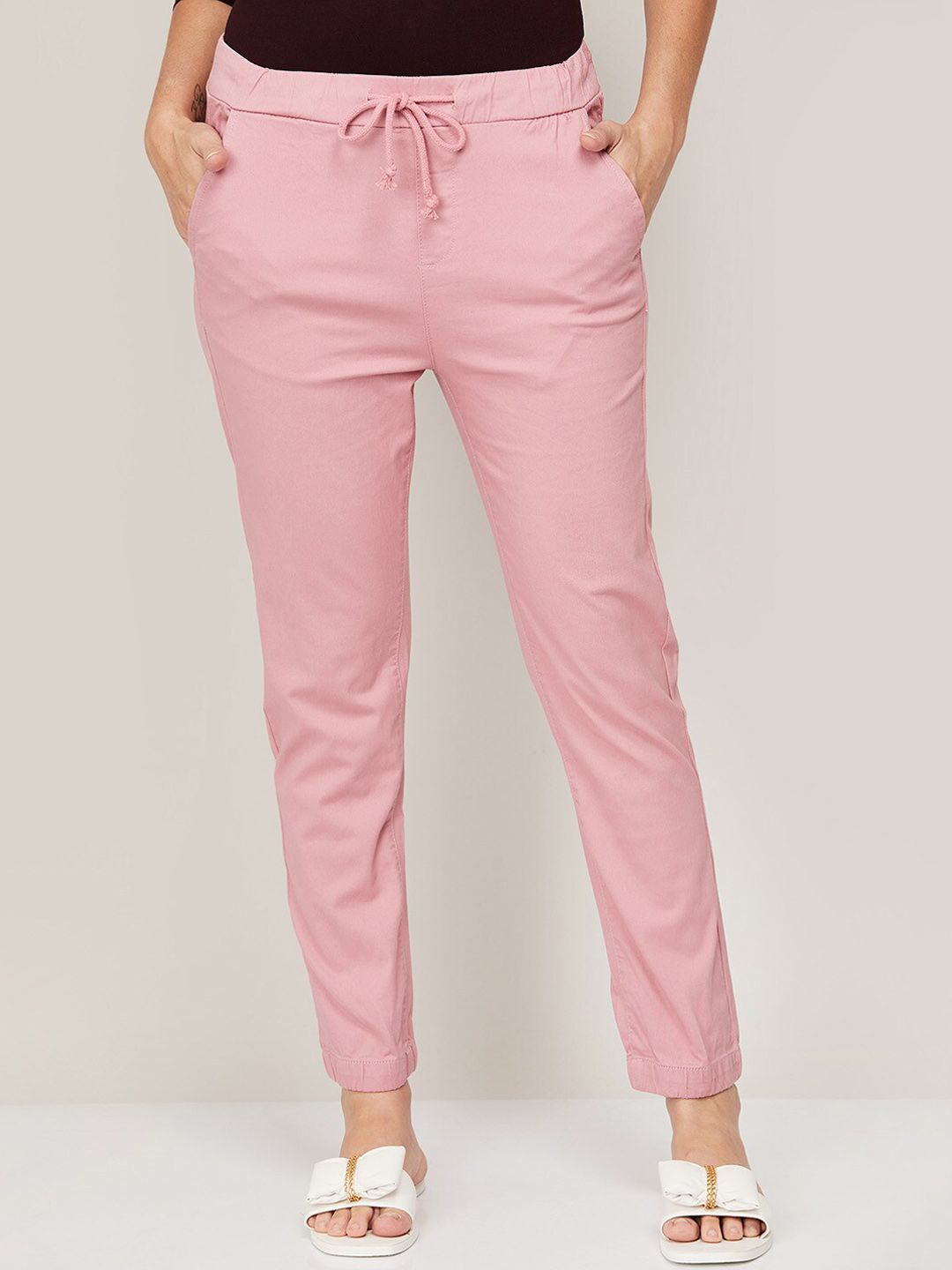 Bossini Women Pink Trousers Price in India