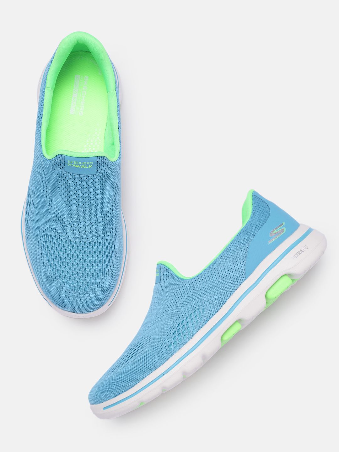 Skechers Women Blue GO WALK 5 Walking Shoes Price in India