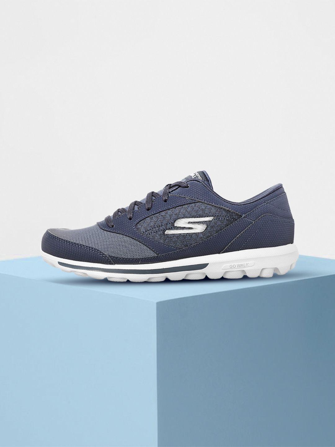 Skechers Women Navy Blue GO WALK CLASSIC HIGH WINDS Walking Shoes