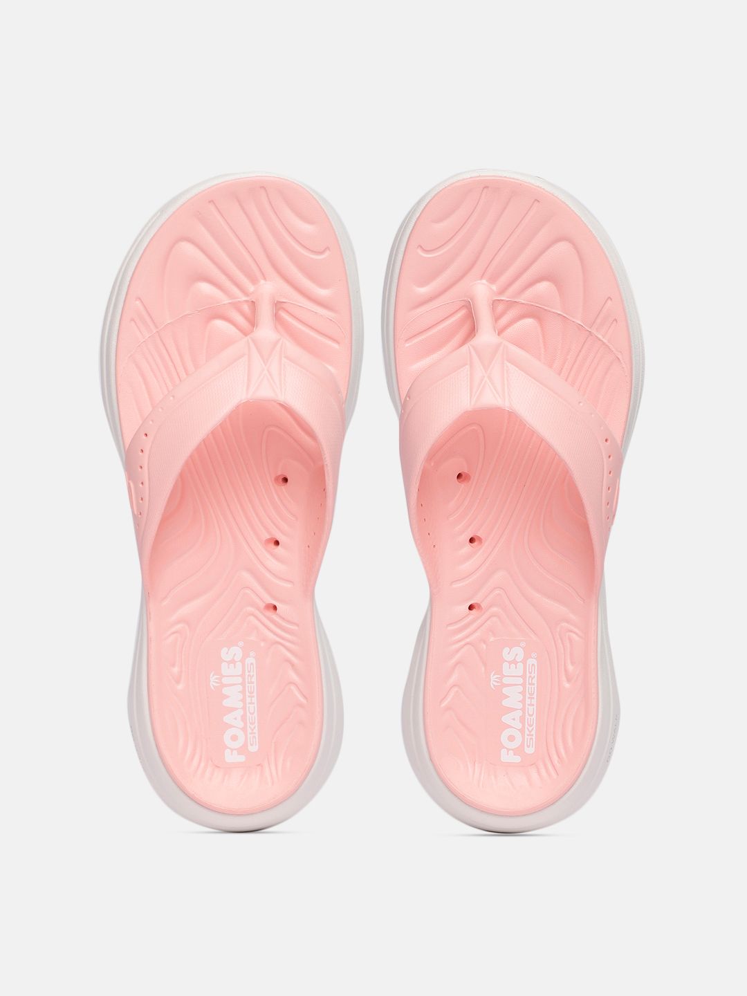 Skechers Women Pink Go Walk 5 - Fall For It Thong Flip-Flops Price in India